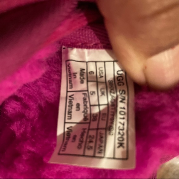 UGG Women's Neumel 1094269 Pink Suede Lace Up Ankle Winter Boot Size 6 - Picture 6 of 7